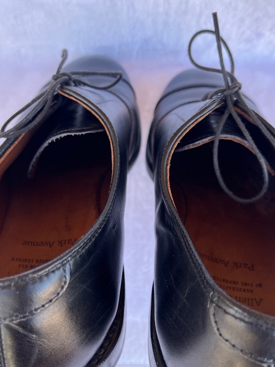 Allen Edmonds Park Avenue Cap-Toe Black Leather Dress Oxfords Sz 9.5 EEE main image 7